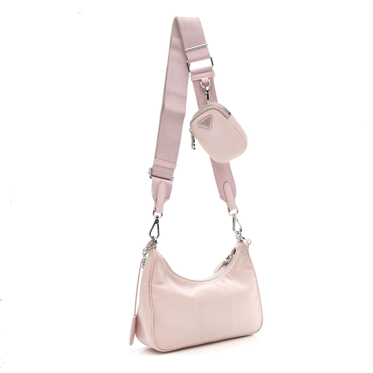 Nylon Re-Edition 2005 Shoulder Bag Alabastro