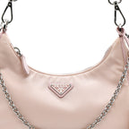 Nylon Re-Edition 2005 Shoulder Bag Alabastro