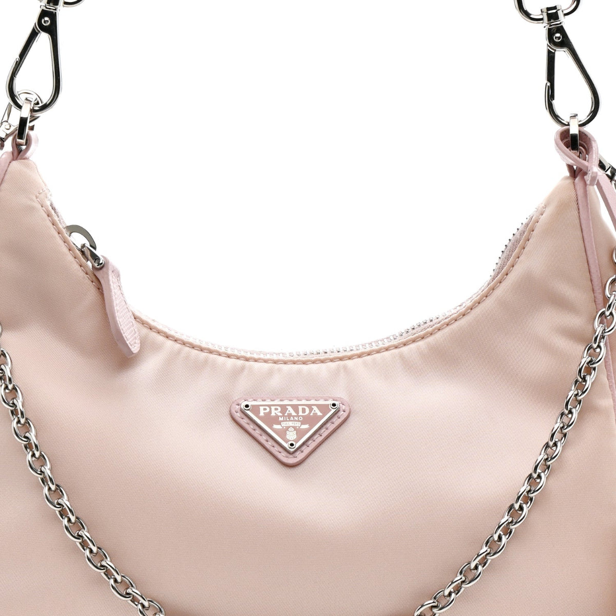 Nylon Re-Edition 2005 Shoulder Bag Alabastro