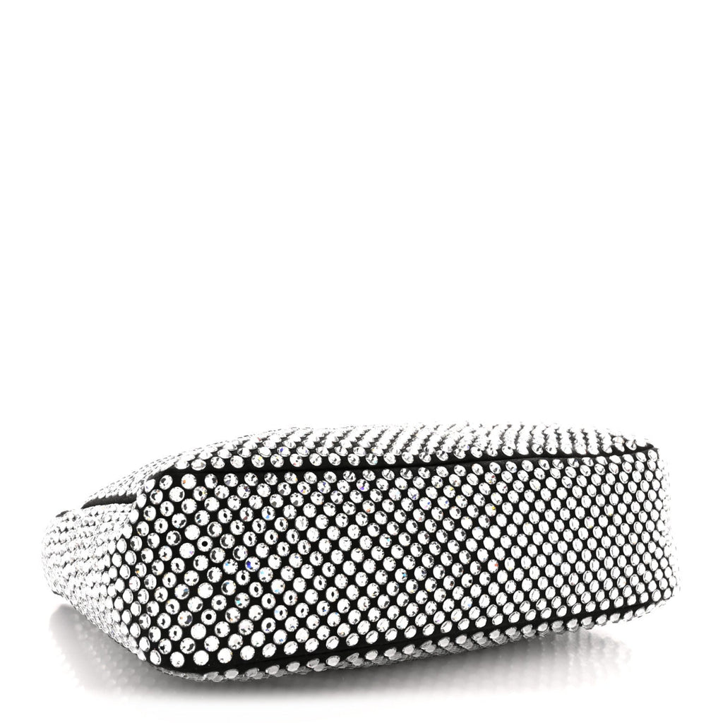 Satin Crystal Mini Re-Edition 2000 Bag Cristal