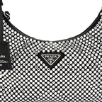 Satin Crystal Mini Re-Edition 2000 Bag Cristal