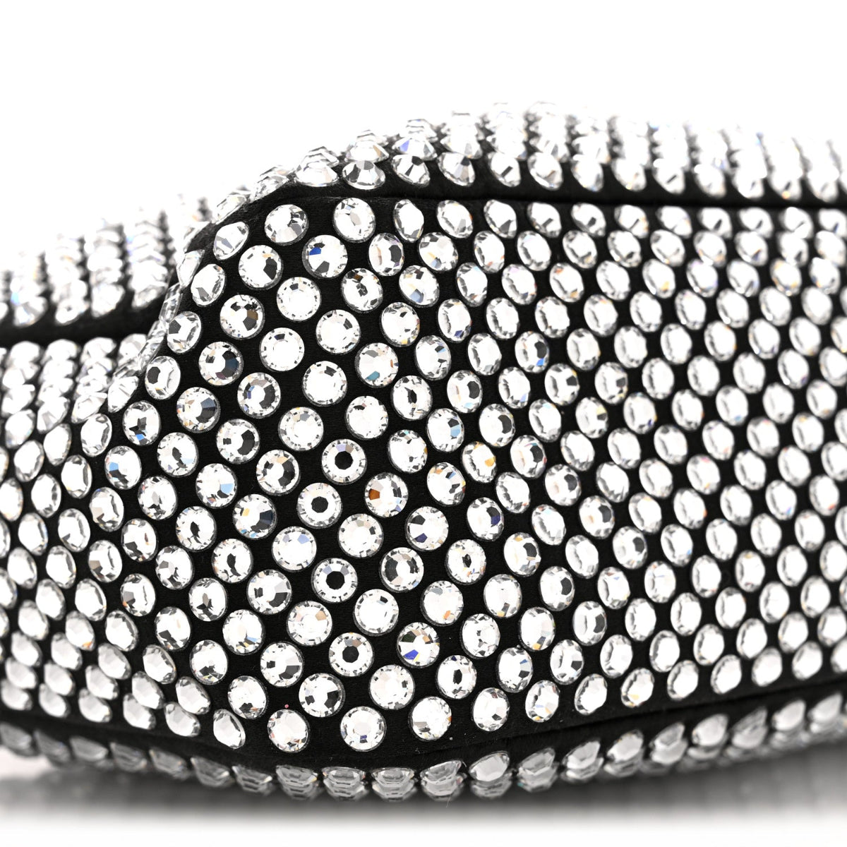Satin Crystal Mini Re-Edition 2000 Bag Cristal