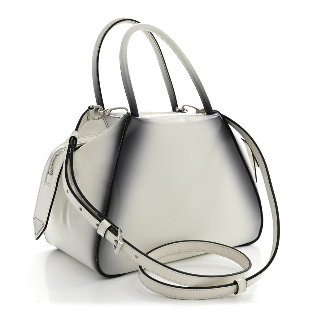 Spazzolato Small Supernova Handbag White Sfumato