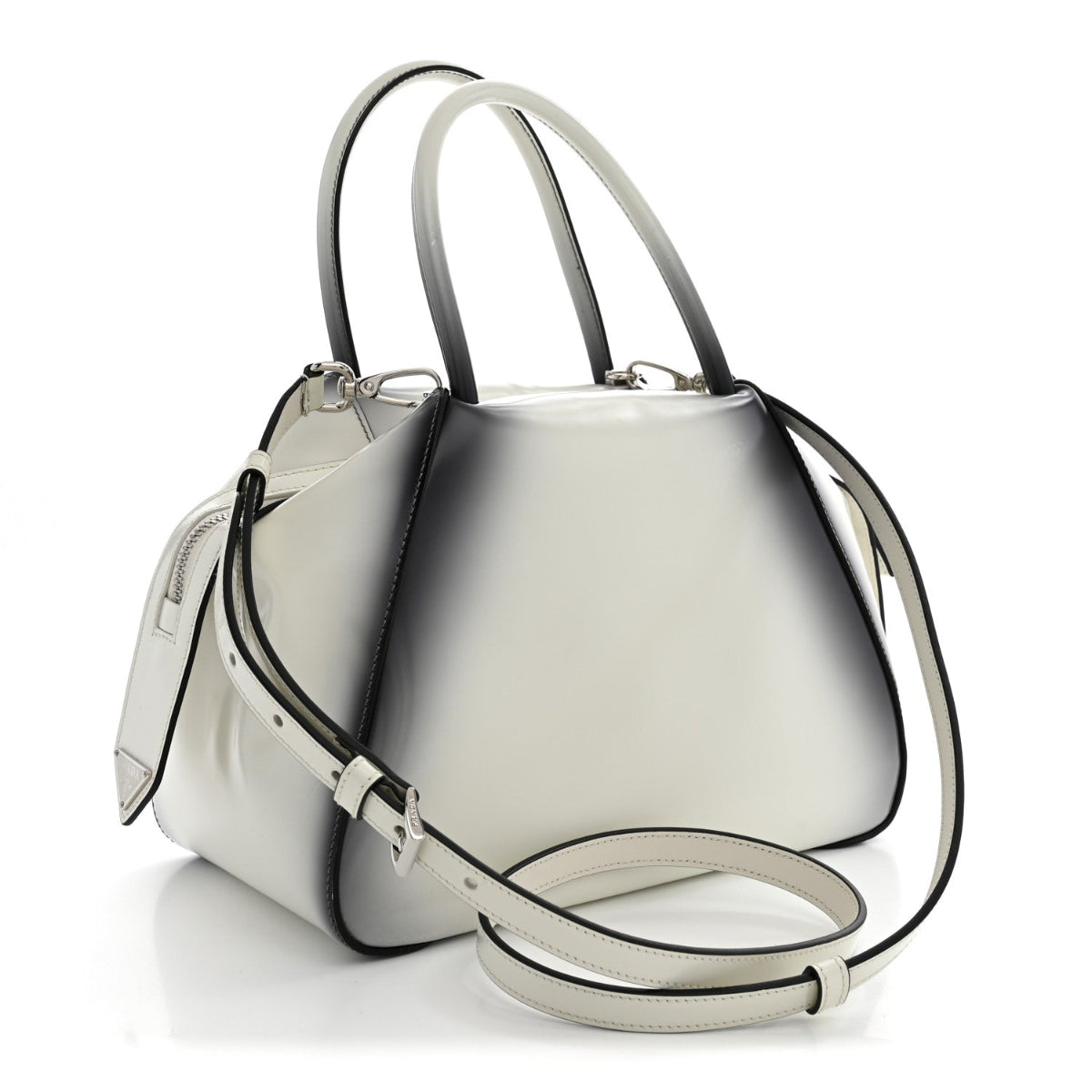 Spazzolato Small Supernova Handbag White Sfumato