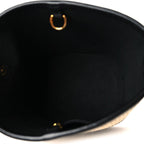 Raffia Petit Bucket Black
