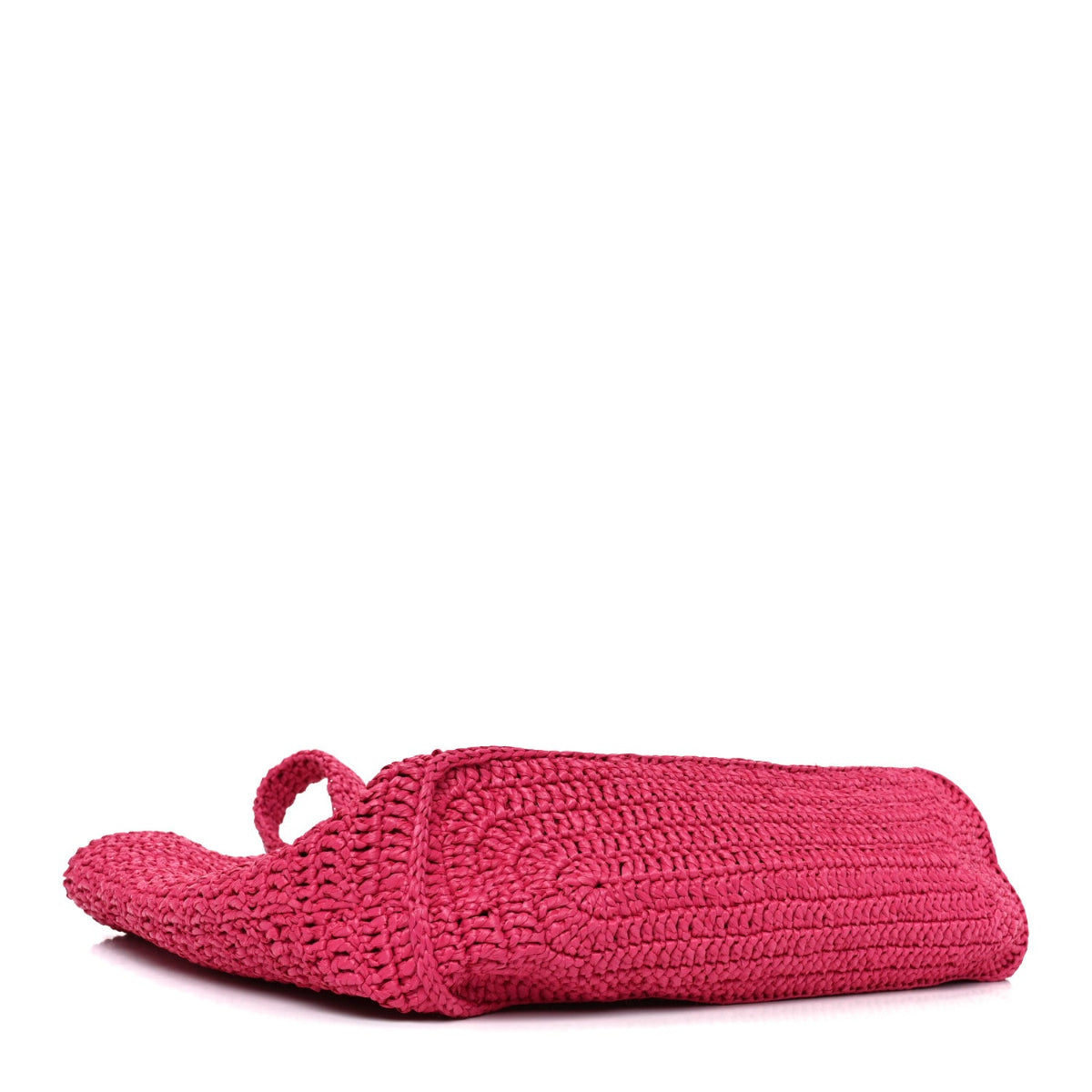 Raffia Rive Gauche Tote Pink