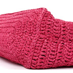 Raffia Rive Gauche Tote Pink
