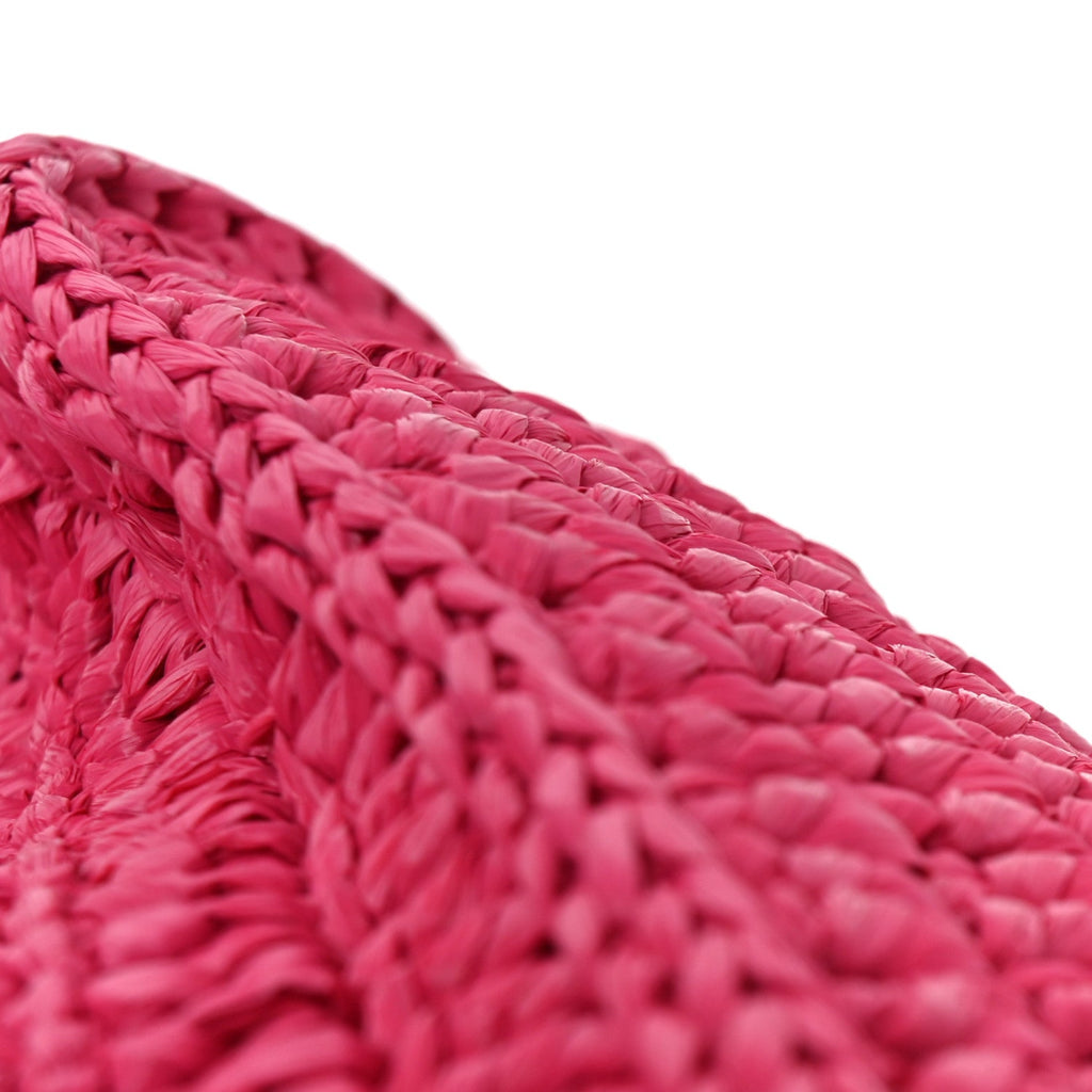 Raffia Rive Gauche Tote Pink