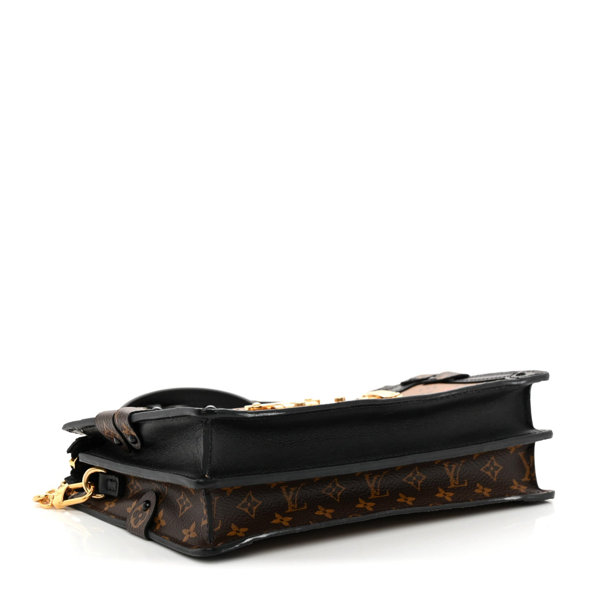 Reverse Monogram Trunk Clutch