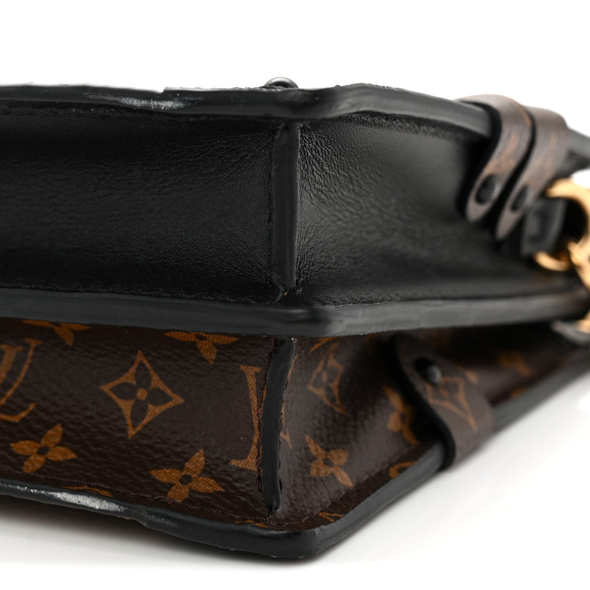 Reverse Monogram Trunk Clutch