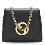 Roxy Calfskin Medium Blondie Chain Wallet Black