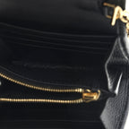 Roxy Calfskin Medium Blondie Chain Wallet Black