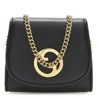 Roxy Calfskin Medium Blondie Chain Wallet Black