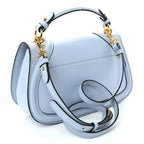 Roxy Calfskin Medium Blondie Top Handle Bag Cloudy Blue