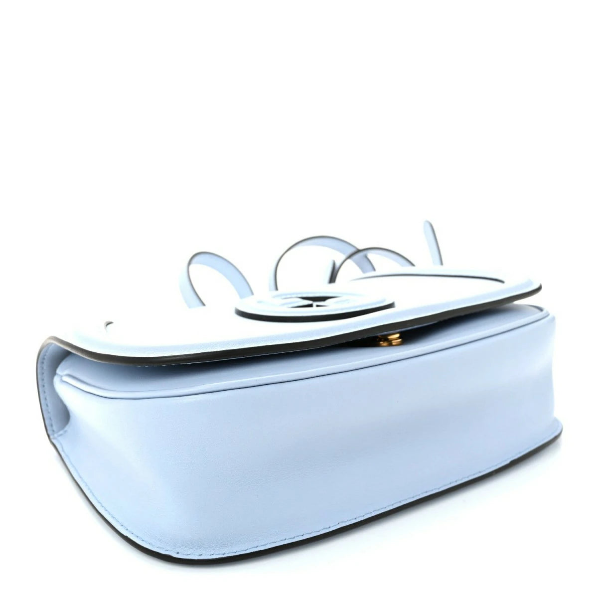 Roxy Calfskin Medium Blondie Top Handle Bag Cloudy Blue