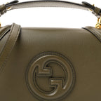 Roxy Calfskin Medium Blondie Top Handle Bag Forest Green