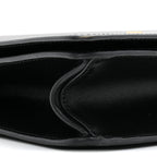 Saffiano Chain Shoulder Bag Black
