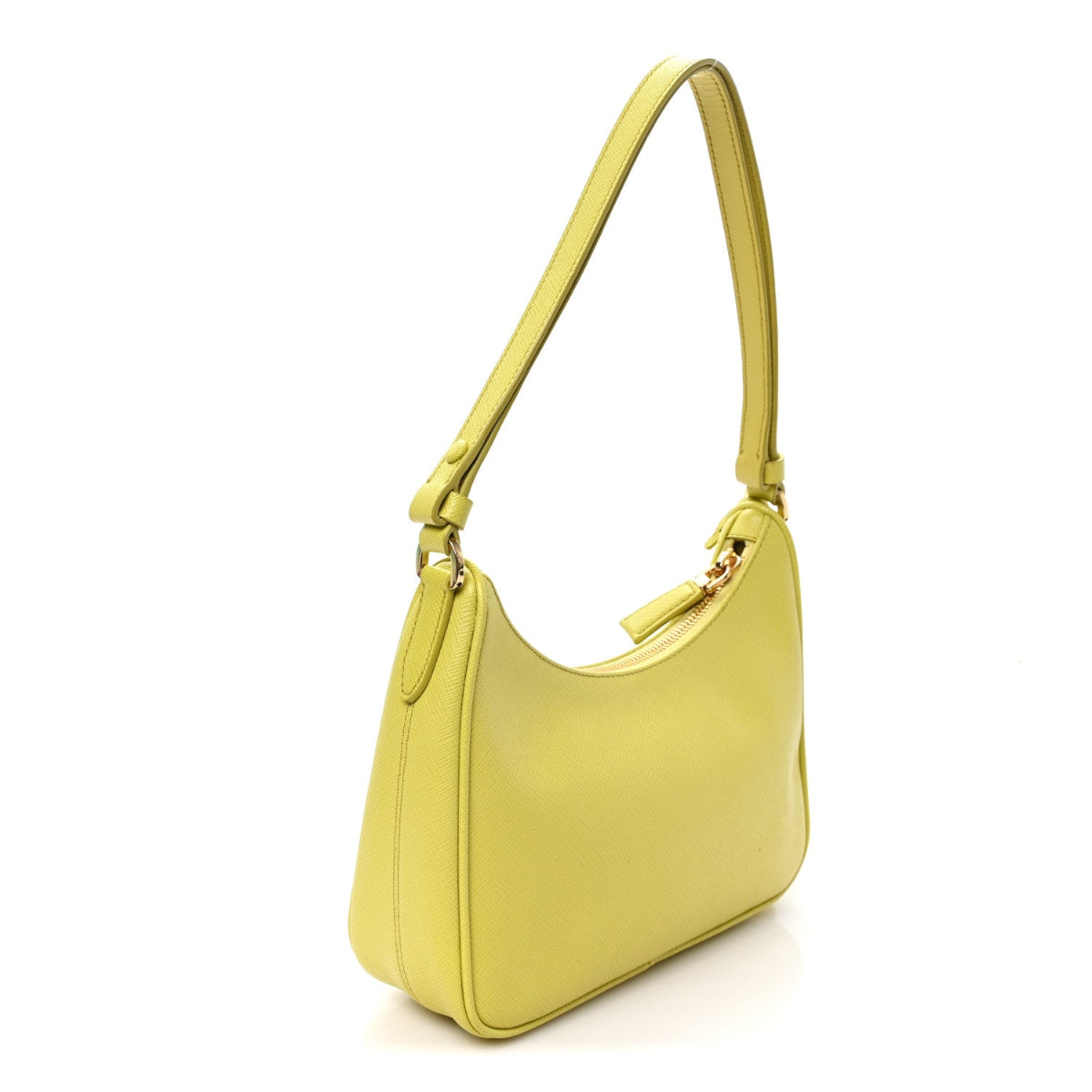 Saffiano Lux Mini Re-Edition Shoulder Bag Cedro