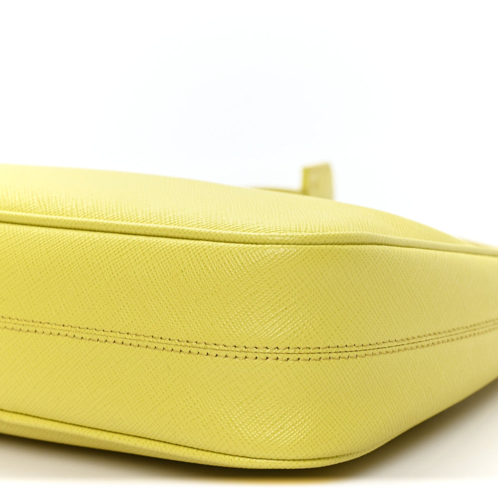 Saffiano Lux Mini Re-Edition Shoulder Bag Cedro