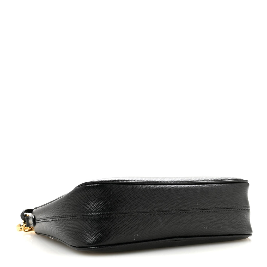 Saffiano Lux Re-Edition 2005 Shoulder Bag Black