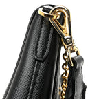 Saffiano Lux Re-Edition 2005 Shoulder Bag Black