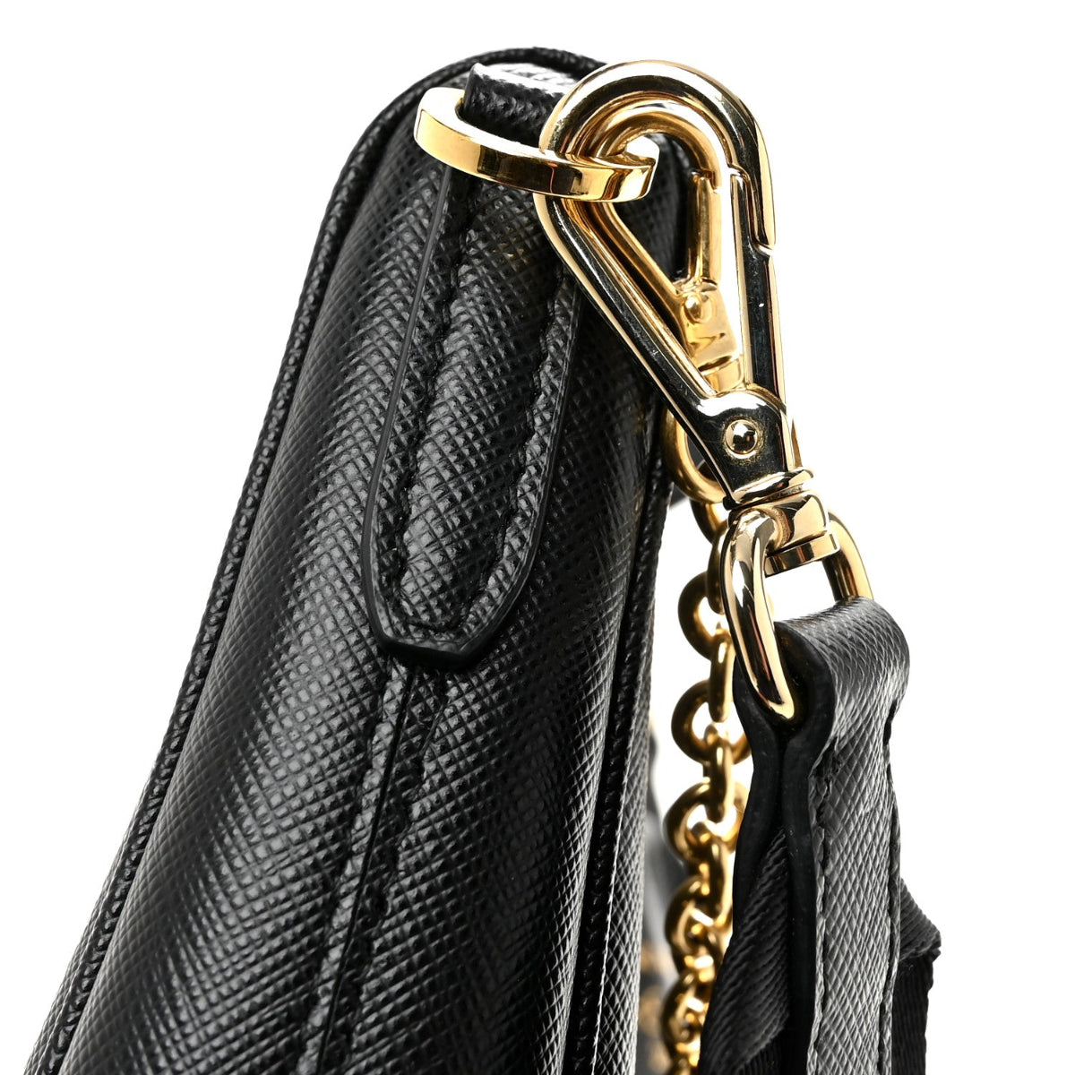 Saffiano Lux Re-Edition 2005 Shoulder Bag Black