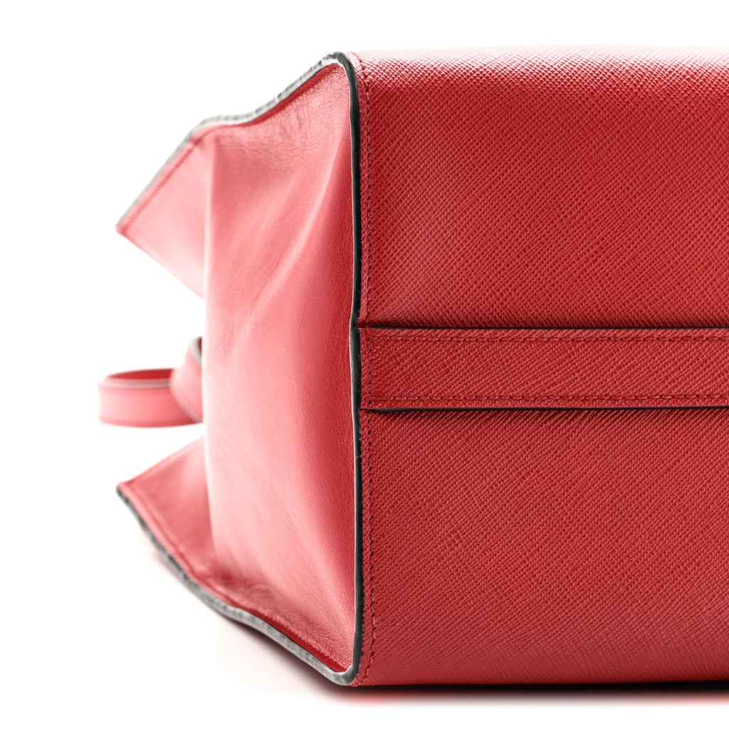 Saffiano Soft Calfskin Large Tote Fuoco