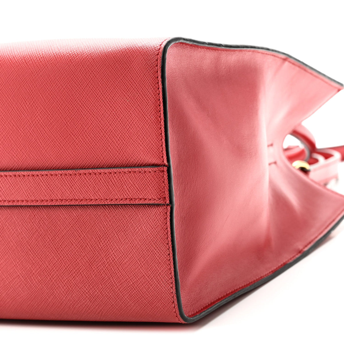 Saffiano Soft Calfskin Large Tote Fuoco