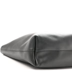 Calfskin Large Shopping Tote Black