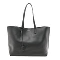 Calfskin Large Shopping Tote Black