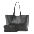 Calfskin Large Shopping Tote Black