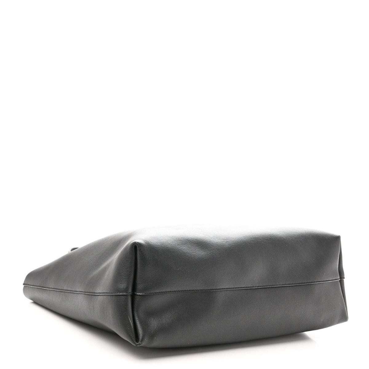 Calfskin Large Shopping Tote Black
