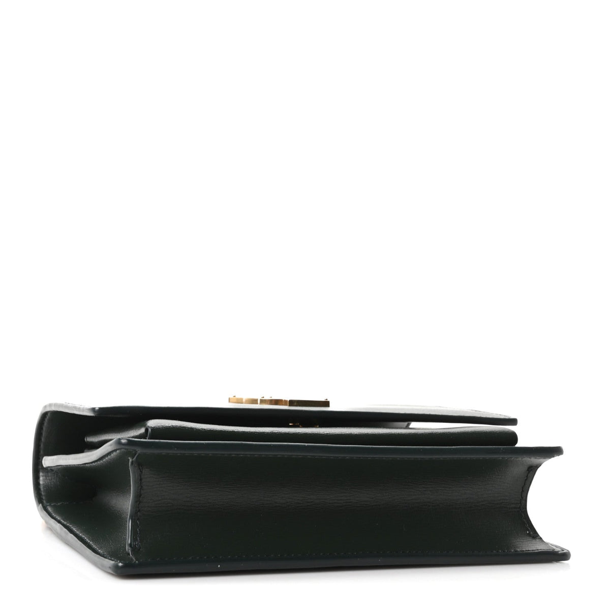 Calfskin Monogram Sunset Chain Wallet New Vert Fonce