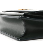 Calfskin Monogram Sunset Chain Wallet New Vert Fonce