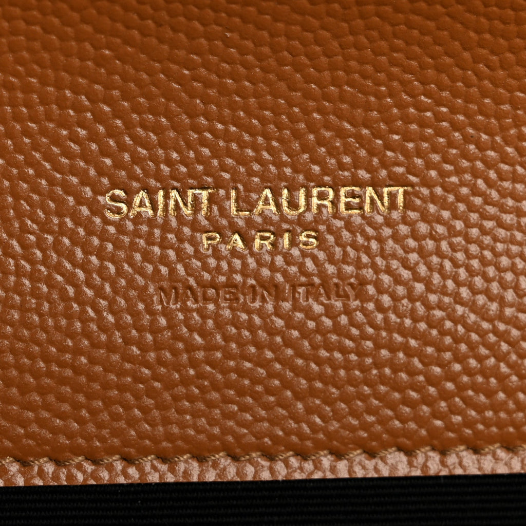 Grain De Poudre Matelasse Chevron Monogram Envelope Clutch Natural Dark