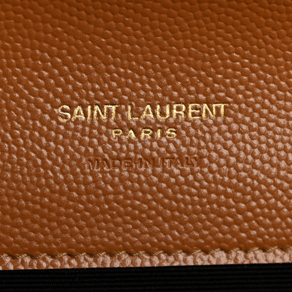 Grain De Poudre Matelasse Chevron Monogram Envelope Clutch Natural Dark