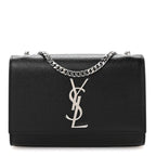 Grain De Poudre Small Monogram Kate Satchel Black