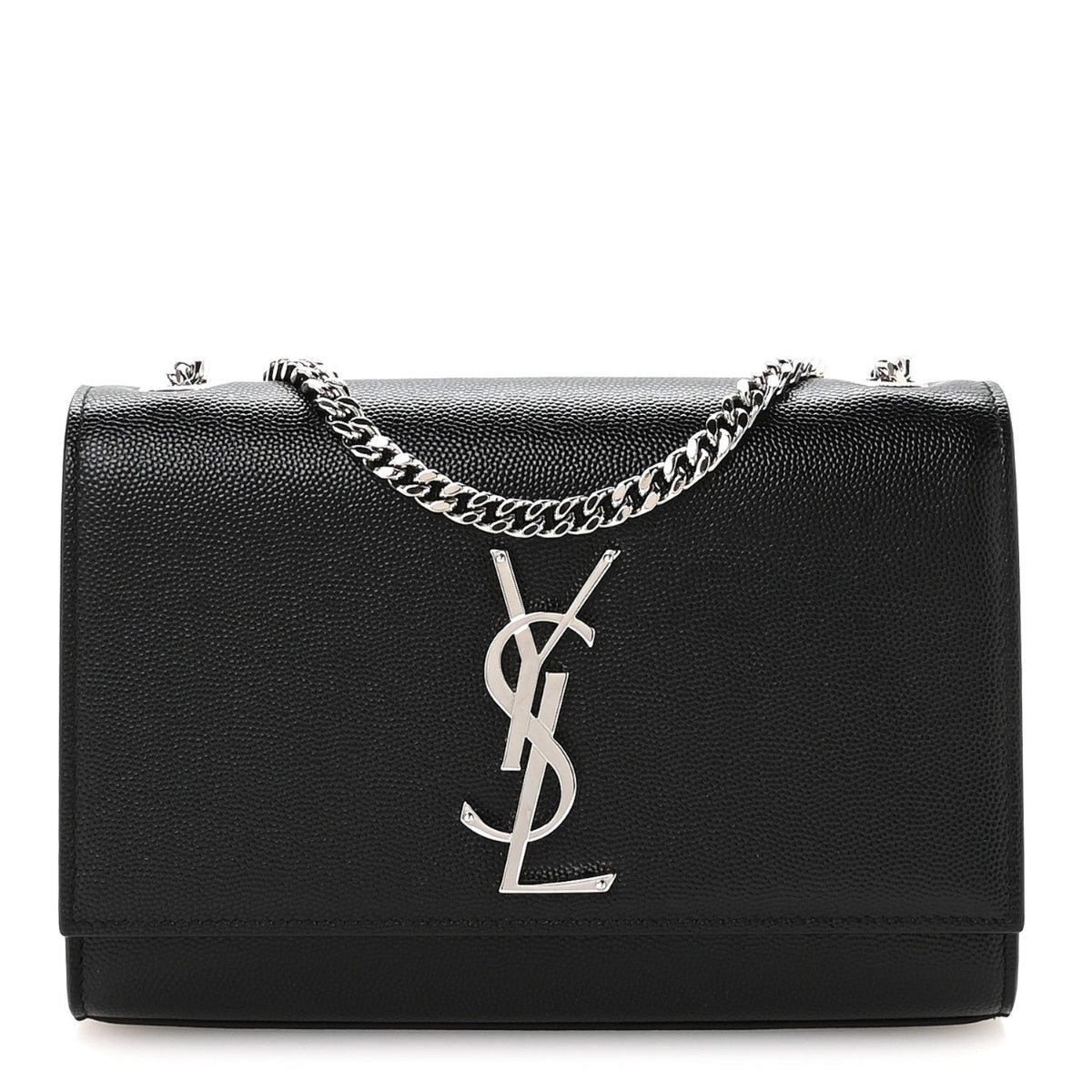 Grain De Poudre Small Monogram Kate Satchel Black