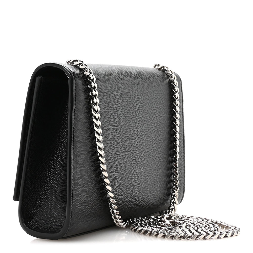 Grain De Poudre Small Monogram Kate Satchel Black