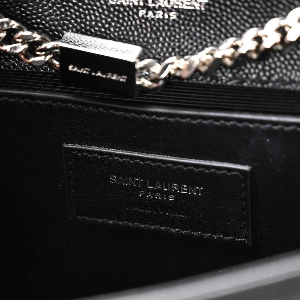 Grain De Poudre Small Monogram Kate Satchel Black