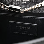 Grain De Poudre Small Monogram Kate Satchel Black