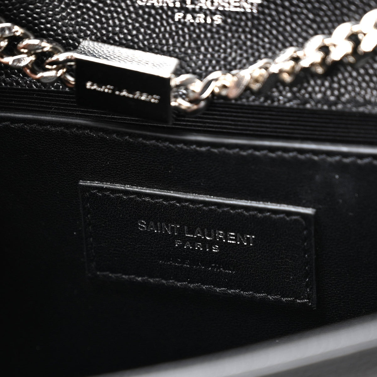 Grain De Poudre Small Monogram Kate Satchel Black