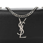 Grain De Poudre Small Monogram Kate Satchel Black