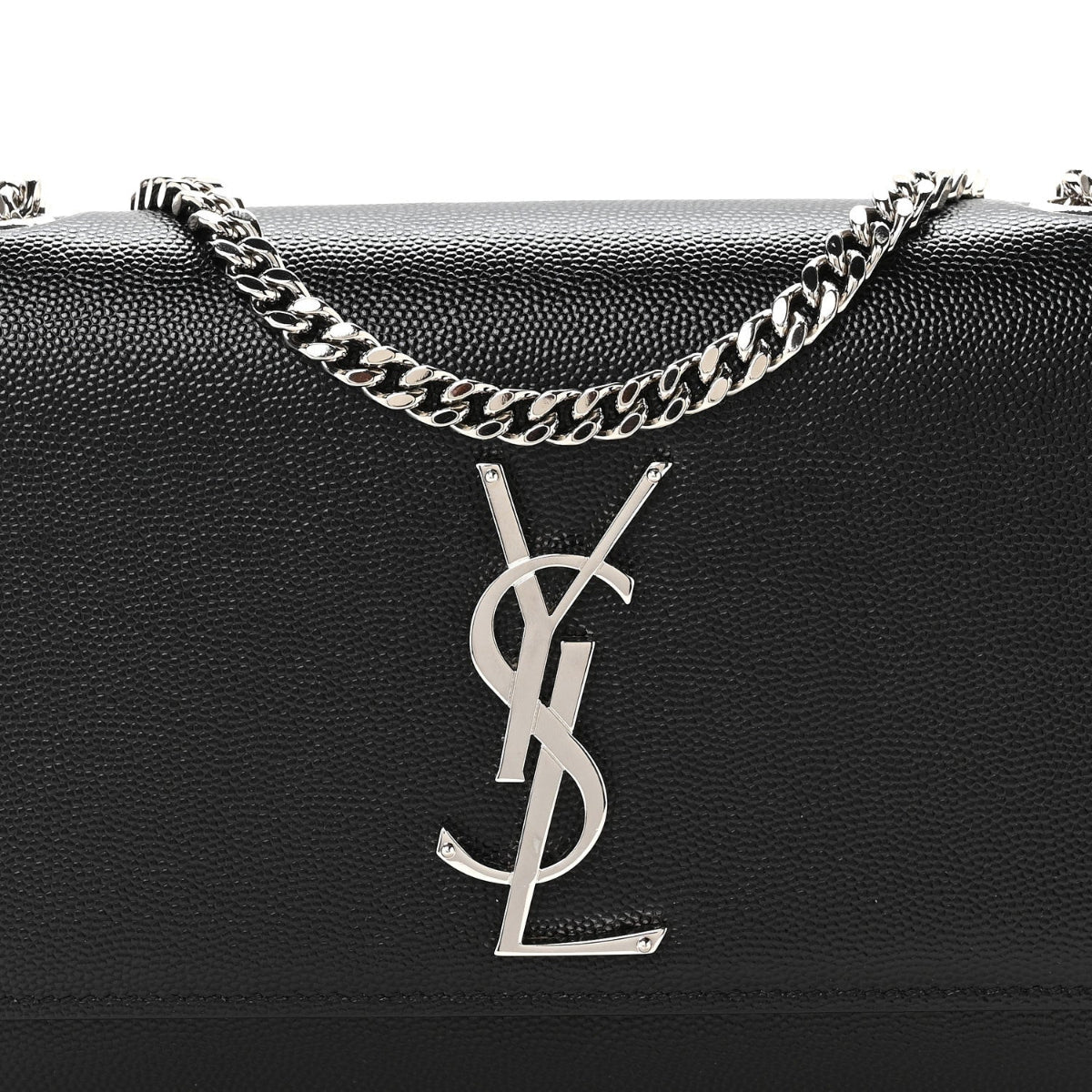 Grain De Poudre Small Monogram Kate Satchel Black