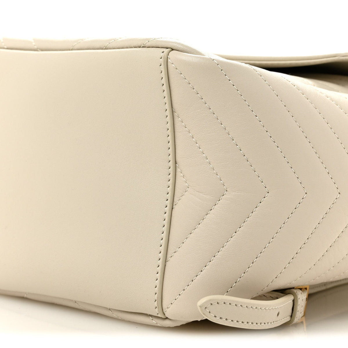 Lambskin Matelasse Monogram Joe Backpack Cream