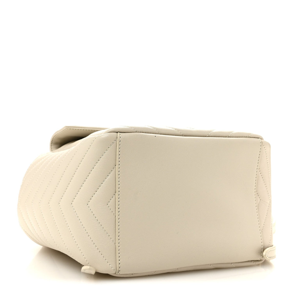 Lambskin Matelasse Monogram Joe Backpack Cream