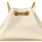 Lambskin Matelasse Monogram Joe Backpack Cream