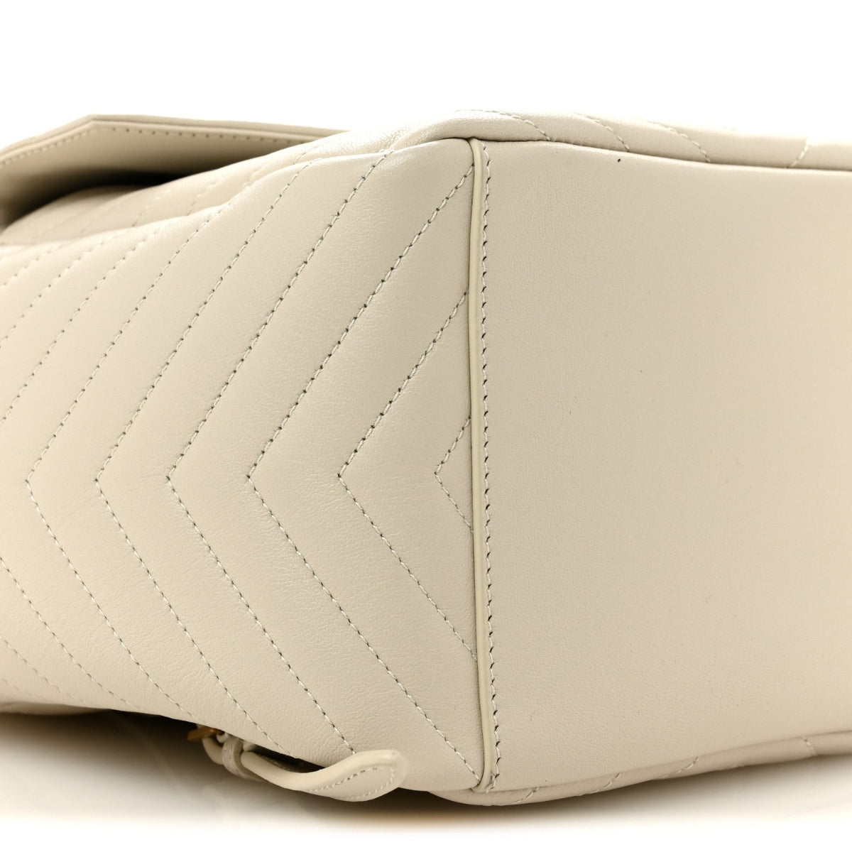 Lambskin Matelasse Monogram Joe Backpack Cream