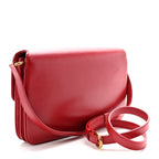 Smooth Calfskin Le Maillon Satchel Rouge Eros