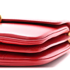 Smooth Calfskin Le Maillon Satchel Rouge Eros